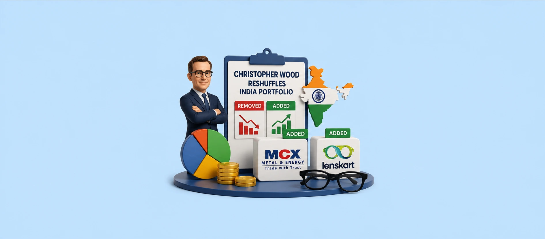 Christopher Wood Reshuffles India Portfolio, Adds MCX and Lenskart